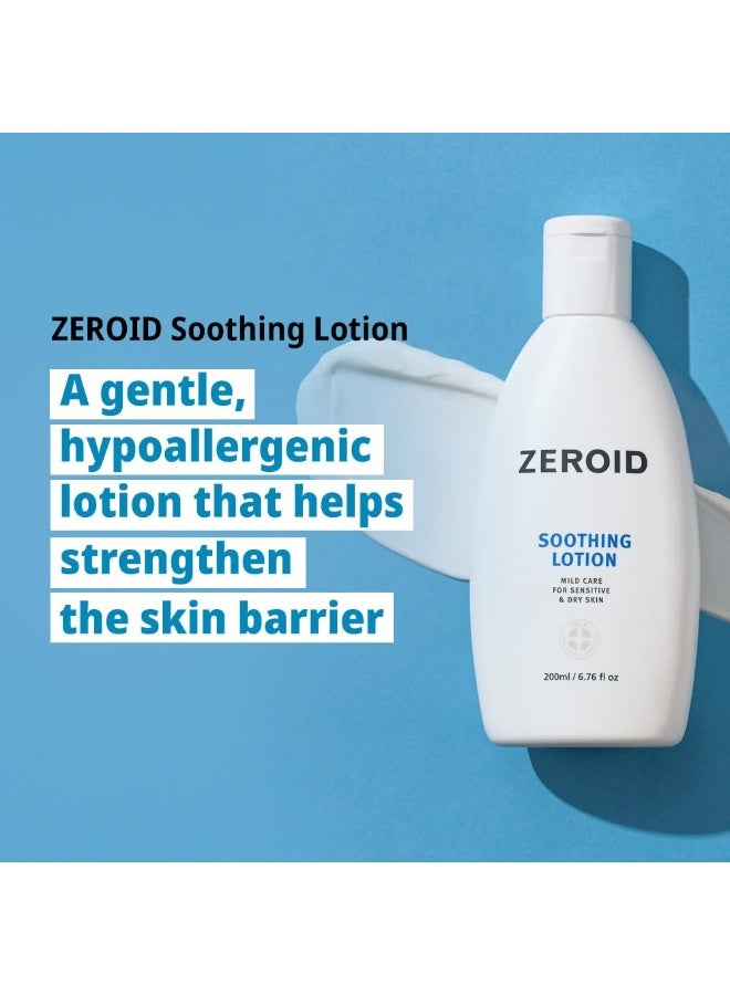 ZEROID | Soothing Lotion | Moisturizer for Sensitive Skin | Skin Barrier Repair | Face & Body Lotion for Soothing & Calming | Lotion for Extremely Dry Skin | Korean Skin Care - Image 2