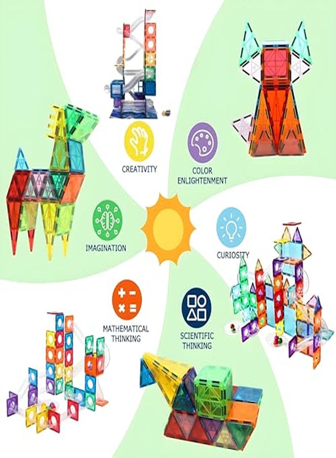 Magnetic Marble Run Set – 42 Pieces STEM Toy for Kids - Image 2