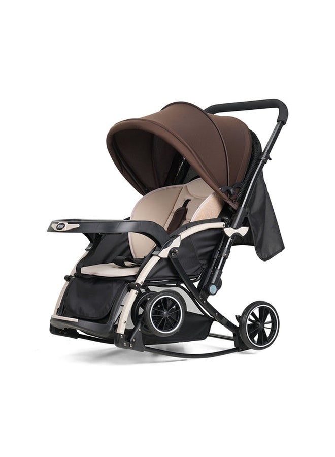 baobaohao High-Quality 3-in-1 Baby Stroller C3-Coffee