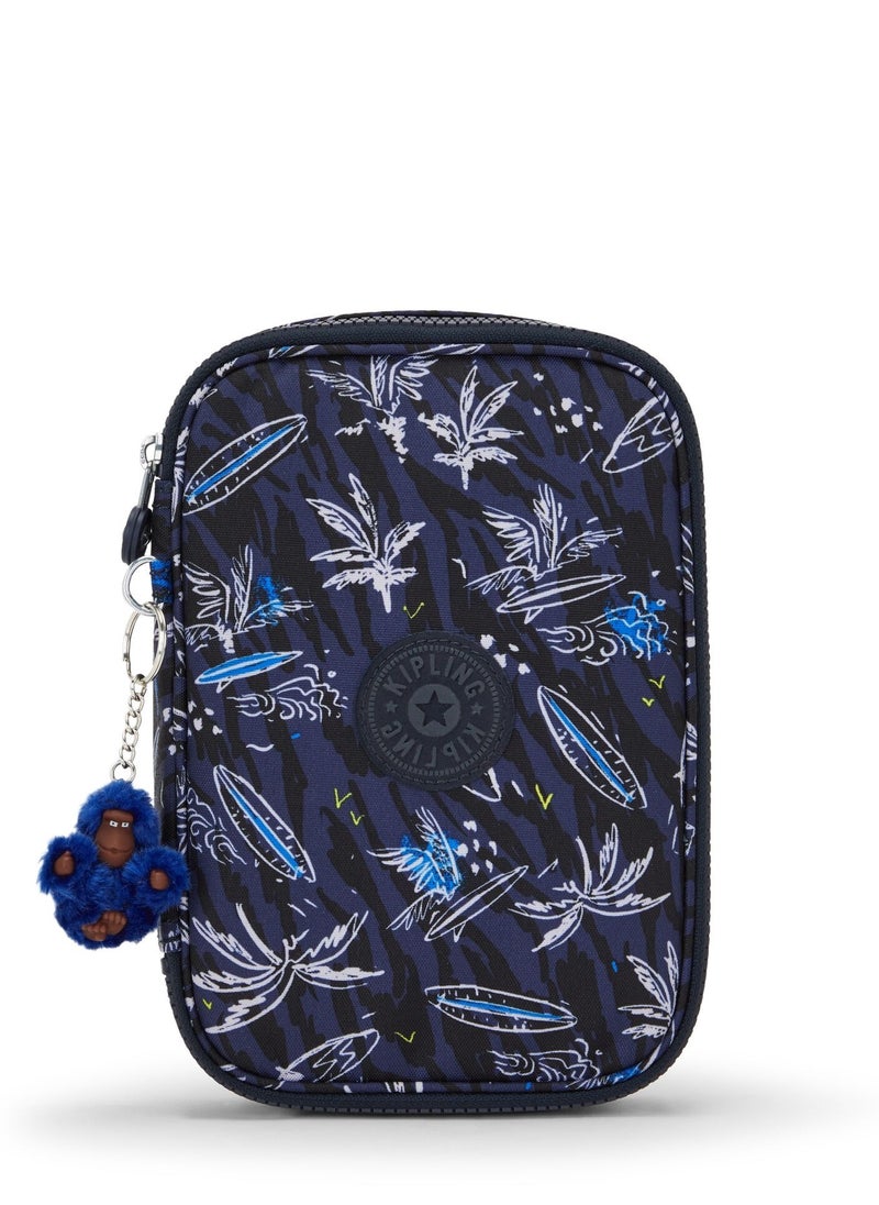 kipling Large pencase holds up to 100 pens Unisex Surf Sea Print 100 Pens  - Image 1