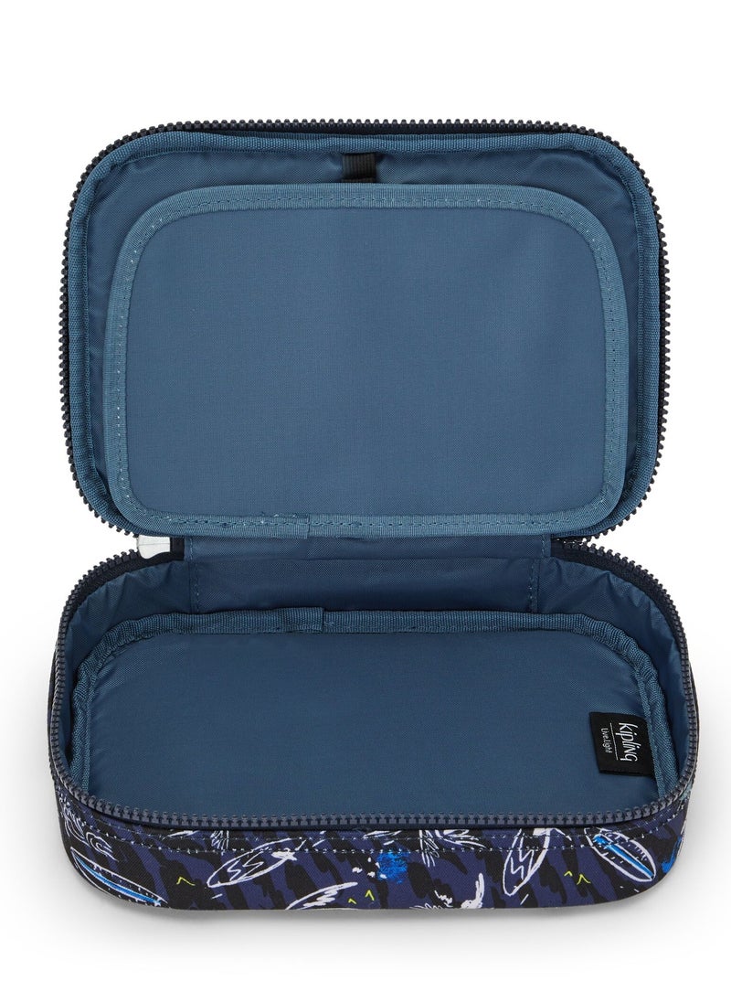 kipling Large pencase holds up to 100 pens Unisex Surf Sea Print 100 Pens  - Image 3