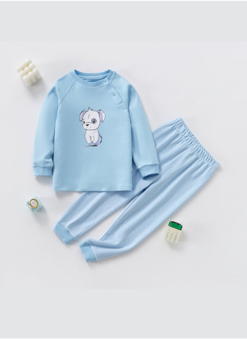 MaBaby Baby Boys Girls Pajamas Comfy Two Set Cotton Sleepwear with Long Sleeves Snug Fit Pjs Pajama for Toddlers  - Image 1