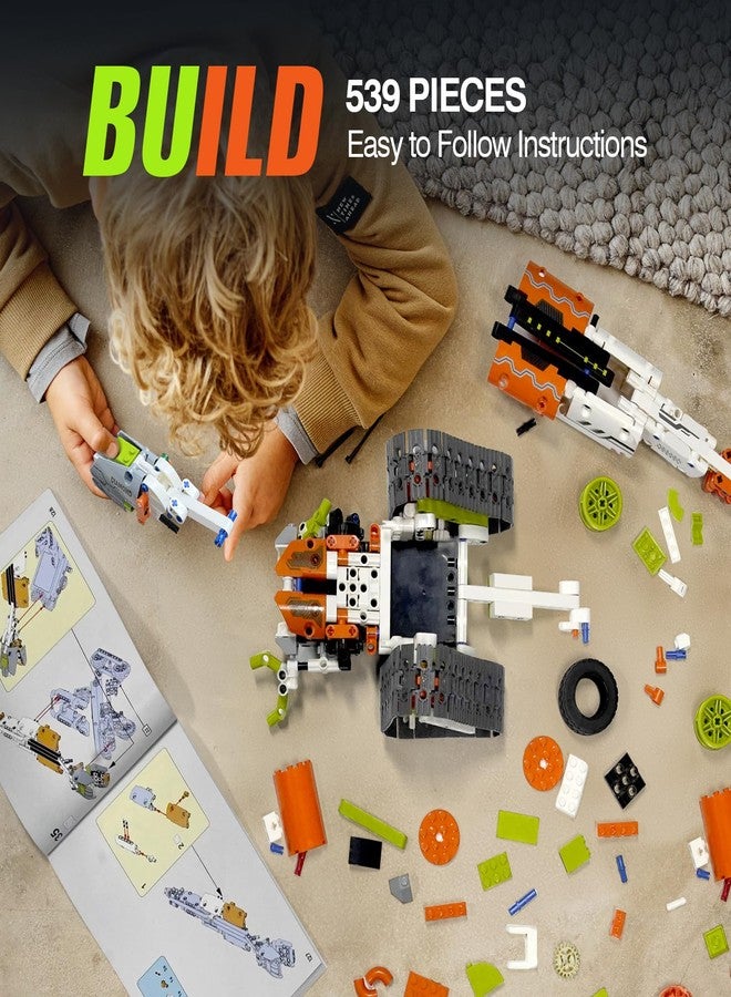 anysun 5 in 1 STEM Robot Building Kit, Dinosaur Building Toys for Kids Age 8-12, Remote & APP Controlled, Educational Robotics Science Toy for Boys Girls Christmas and Birthday - 539pcs - Image 4