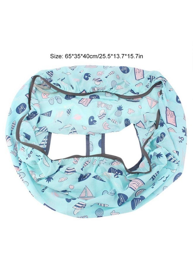 Zerodis Baby Seat Cover, Shopping Cart Cover for Baby Foldable Baby Grocery Cart Cover Soft Shopping Cart Cover Easy to Install High Chair Cover Mom 25.5x13.7x15.7inch - Image 4