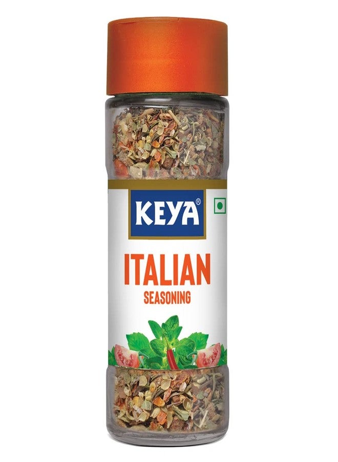 Keya Italian Seasoning, All Natural & Healthy Italian Spice Blend for Pizza, Pasta| Glass Bottle | Premium Herbs and Spices 35gm - Image 1