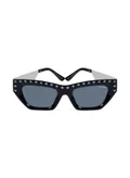Woggles Red Pappy Vivara Black Cateye Sunglasses