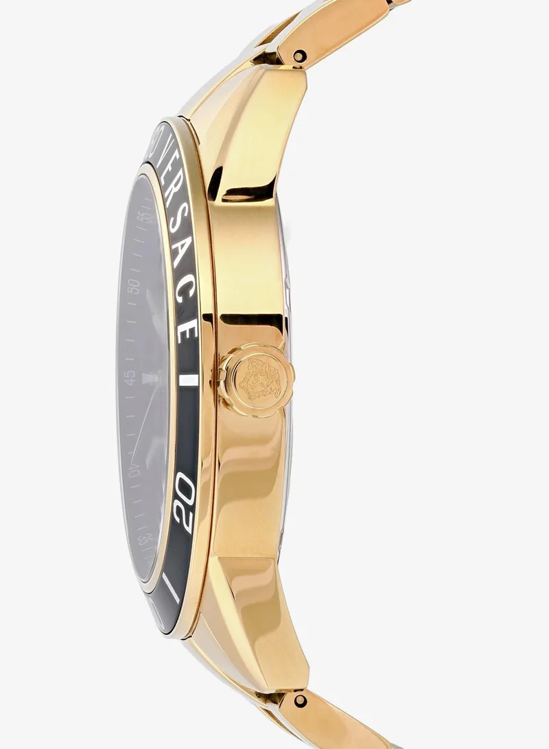 Versace  Greca Urban Quartz Black Dial Watch for Men | Best Price UAE