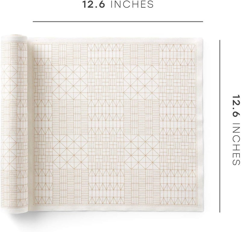 MY DRAP Linen Printed Dinner Napkin  126 x 126 in  6 Units per Roll  Silver Stars - Image 3