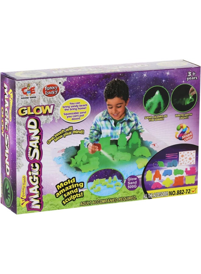 Light Magic Sand Toy with LED & Accessories – Creative Play Set - Image 1
