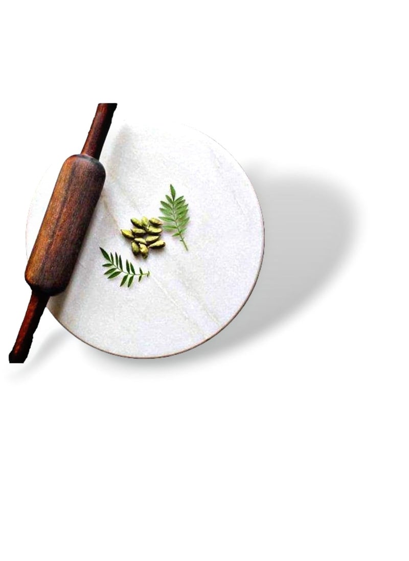 CHULO CHULO CHKLA BELAN Set for KITHCENROTI MakerCHKLA BELANCHAPATI MakerRolling PIN and Board White  - Image 2