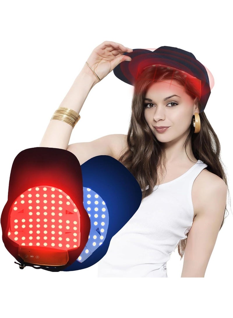BlueFire Advanced Red & Infrared Light Therapy Hair Growth Cap for Men & Women – 56 LED Medical-Grade Laser Hat with 450nm Blue, 660nm Red & 850nm Near Infrared Light – Rechargeable Portable Hair Regrowth & Scalp Care Device with 4 Therapy Modes, Auto Timer & Comfortable PU Light Board - Image 2