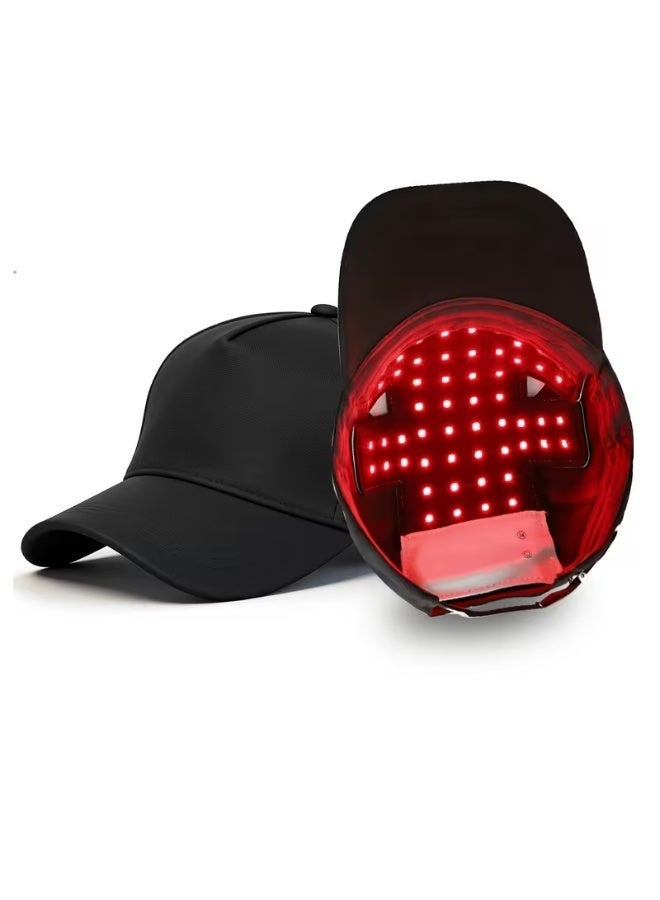 BlueFire Advanced Red & Infrared Light Therapy Hair Growth Cap for Men & Women – 56 LED Medical-Grade Laser Hat with 450nm Blue, 660nm Red & 850nm Near Infrared Light – Rechargeable Portable Hair Regrowth & Scalp Care Device with 4 Therapy Modes, Auto Timer & Comfortable PU Light Board - Image 3