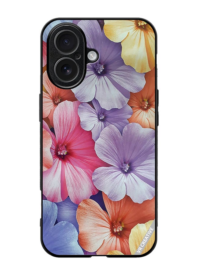 Protective Case Cover For Apple iPhone 17 Flower Design Multicolour