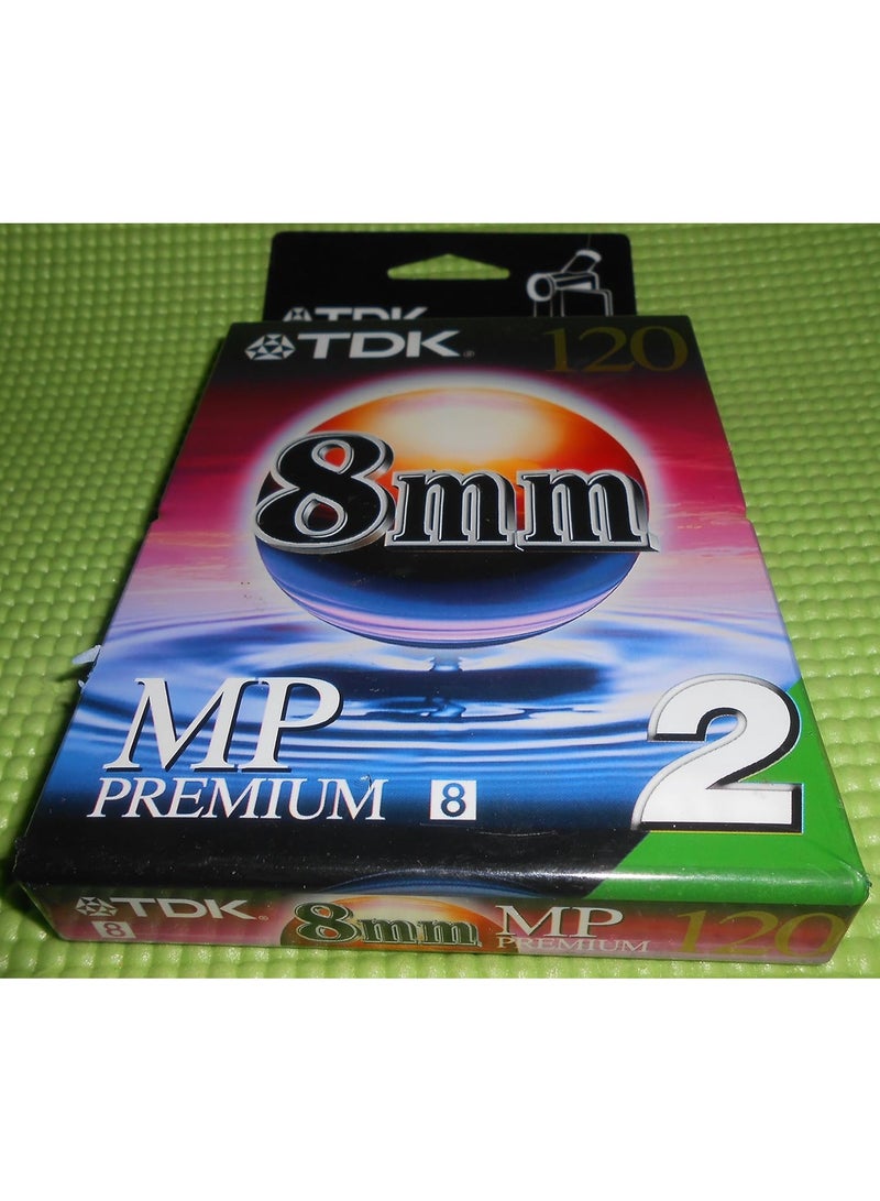 TDK TDK P6-120MP 8mm MP Premium Camcorder Video Tape - 2 Pack  - Image 3