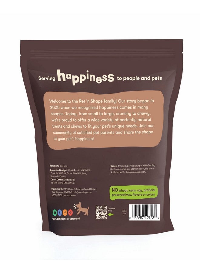 Pet 'n Shape Beef Lung Dog Treats  Made And Sourced In The Usa  Training Treat  9 Ounce - Image 3