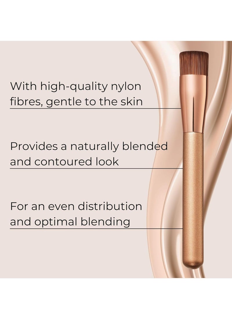 asam MAGIC FINISH Foundation Brush for a perfect foundation ultra soft brush ideal for applying and blending foundation and liquid make up nylon fibres for durabilit - Image 3