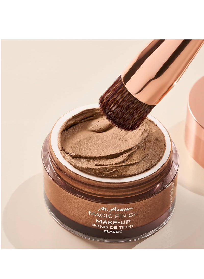 asam MAGIC FINISH Foundation Brush for a perfect foundation ultra soft brush ideal for applying and blending foundation and liquid make up nylon fibres for durabilit - Image 4
