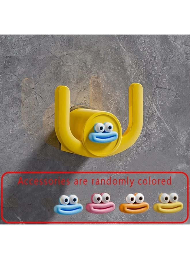 Red Wall Mounted Slipper Hook No Drill Adhesive Holds Multiple Pairs Space Saving Bathroom Bedroom Storage - Image 4