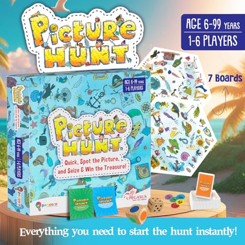 Popcorn Games & Puzzles Popcorn Board and Card Game for Kids, Teens & Adults, Smart Learning Cards Games for Age 6,7,8,9+ Picture Hunting Family and Friends Play, Creative Activity for Boys and Girls - Image 3