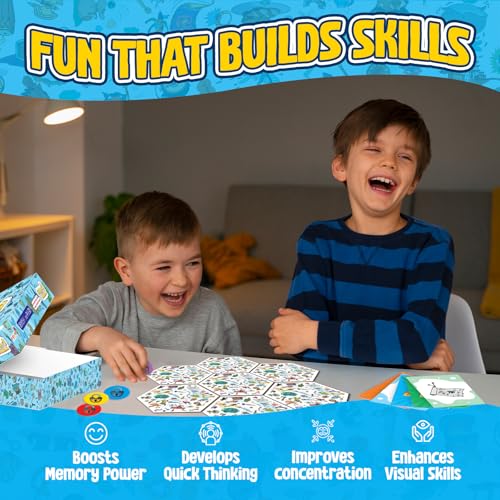 Popcorn Games & Puzzles Popcorn Board and Card Game for Kids, Teens & Adults, Smart Learning Cards Games for Age 6,7,8,9+ Picture Hunting Family and Friends Play, Creative Activity for Boys and Girls - Image 2