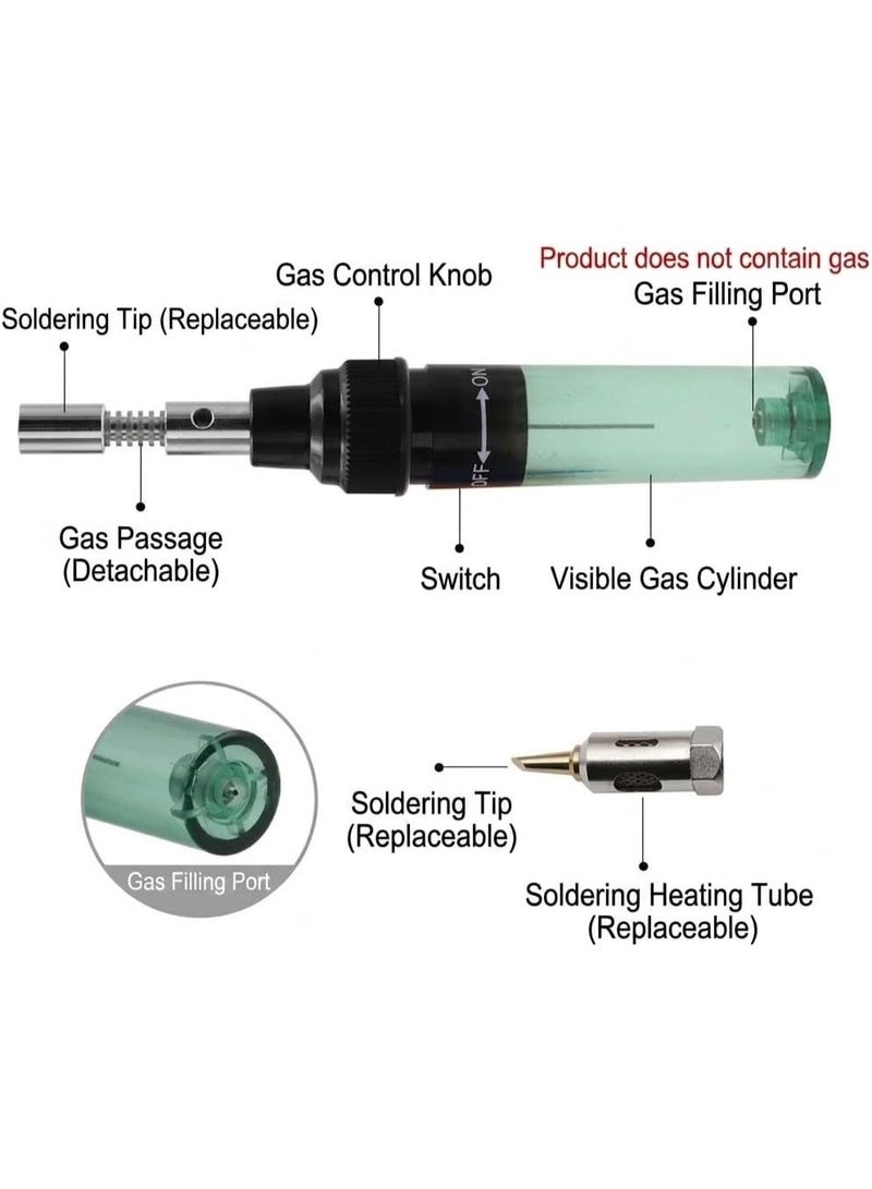 Generic valueable 1 6-in-1 Portable Soldering Iron Pen - Adjustable Temperature, No Battery Needed, Liquid Gas-Free, Ideal for DIY, Electronics Repair, Home, Boat Car Maintenance - Festive Gift - Image 4