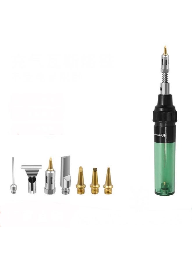Generic valueable 1 6-in-1 Portable Soldering Iron Pen - Adjustable Temperature, No Battery Needed, Liquid Gas-Free, Ideal for DIY, Electronics Repair, Home, Boat Car Maintenance - Festive Gift - Image 1