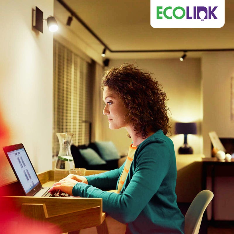 ECOLINK Spot LED Bulb 4.7 Watt, MR16, GU10 Base (3 Pieces, Warm, 2700 Kelvin, 400 Lumen) - Image 3