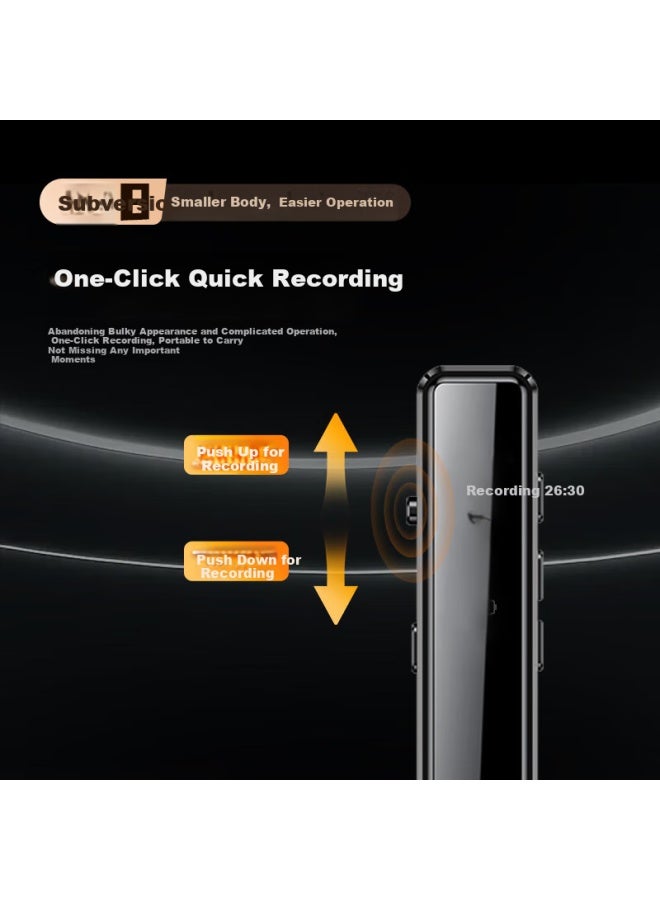 NINTAUS Nintaus Smart Ai Voice Recorder 64Gb With Transcription, Compact And Mini One-Button Recording, High Definition Long-Distance Recording Device, Portable For Meetings, Business, And Training, A1Pro - Image 5