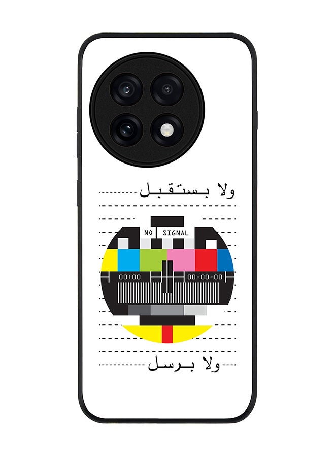 Stylizedd For OnePlus 13R / Ace 5 Pro Case,Slim fit Camera Protection, Shockproof Thin Phone cover  - No Signal Arabic
