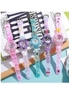 DTBG 5 Pcs Cartoon Children's Watch Set Romantic Electronic Watch  - Image 1