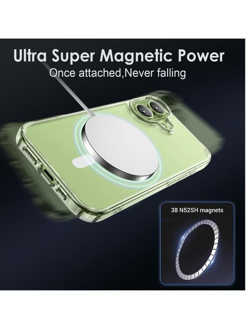 ACLIX iPhone 17 Magsafe Case Wireless Charging Support Slim Clear Magnetic Cover for iPhone 17 Shockproof Phone Cover for iPhone 17 6.1 inch - Image 3