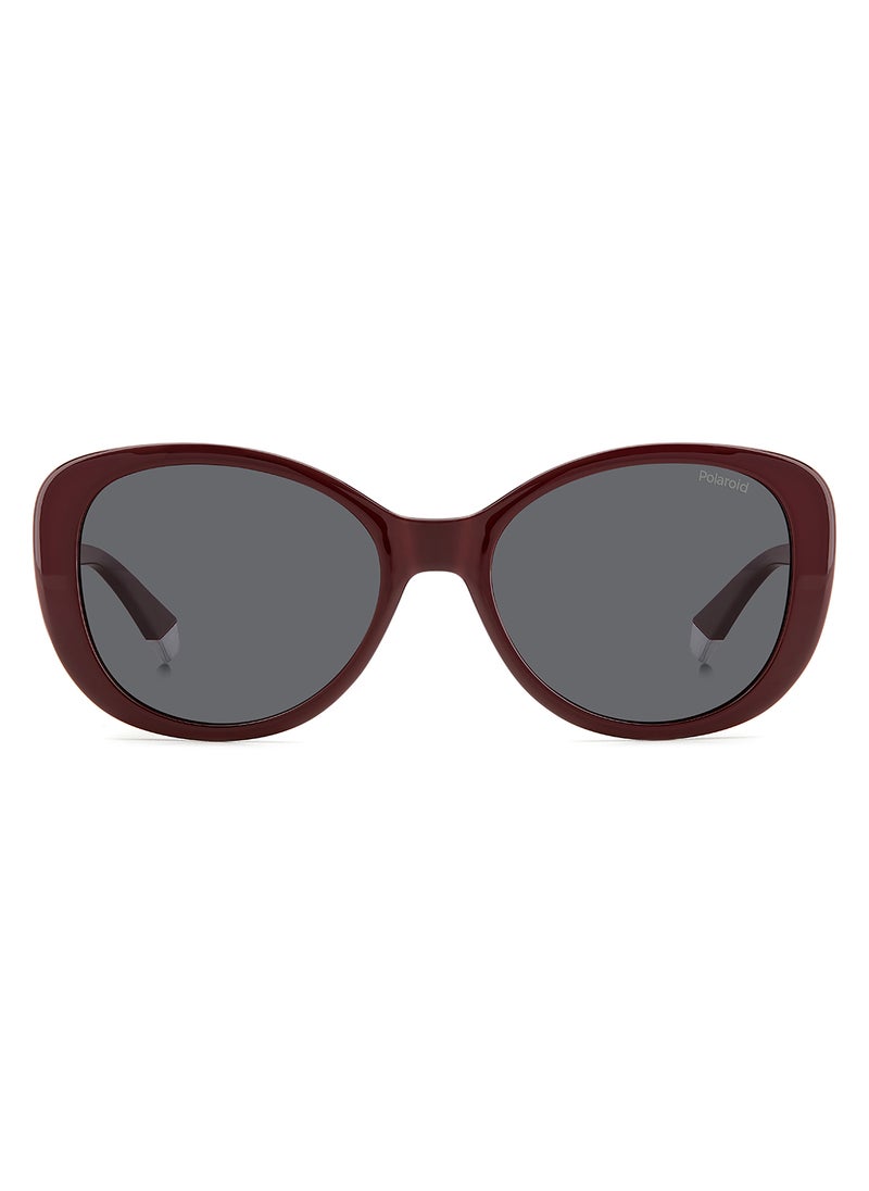 Polaroid Women's Polarized Rectangular Sunglasses - Pld 4154/S/X Black Millimeter - Lens Size: 55 Mm  - Image 3