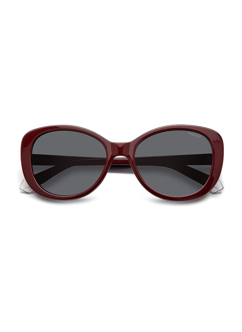 Polaroid Women's Polarized Rectangular Sunglasses - Pld 4154/S/X Black Millimeter - Lens Size: 55 Mm  - Image 4