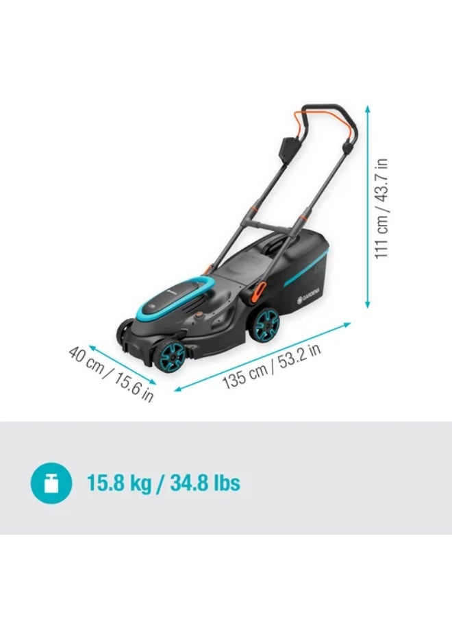 GARDENA BATTERY KAWNMOWER POWERMAX 37/36V P4A READY TO USE SET - Image 3