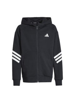 Adidas adidas future icons 3 stripes full zip track unisex hooded top  - Image 1