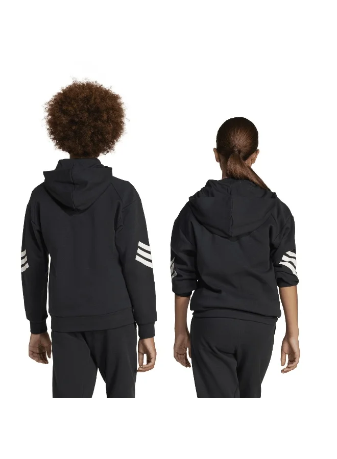 adidas جاكيت تدريب أسود J Fi 3S Fz Hd للأطفال 7-8 سنوات