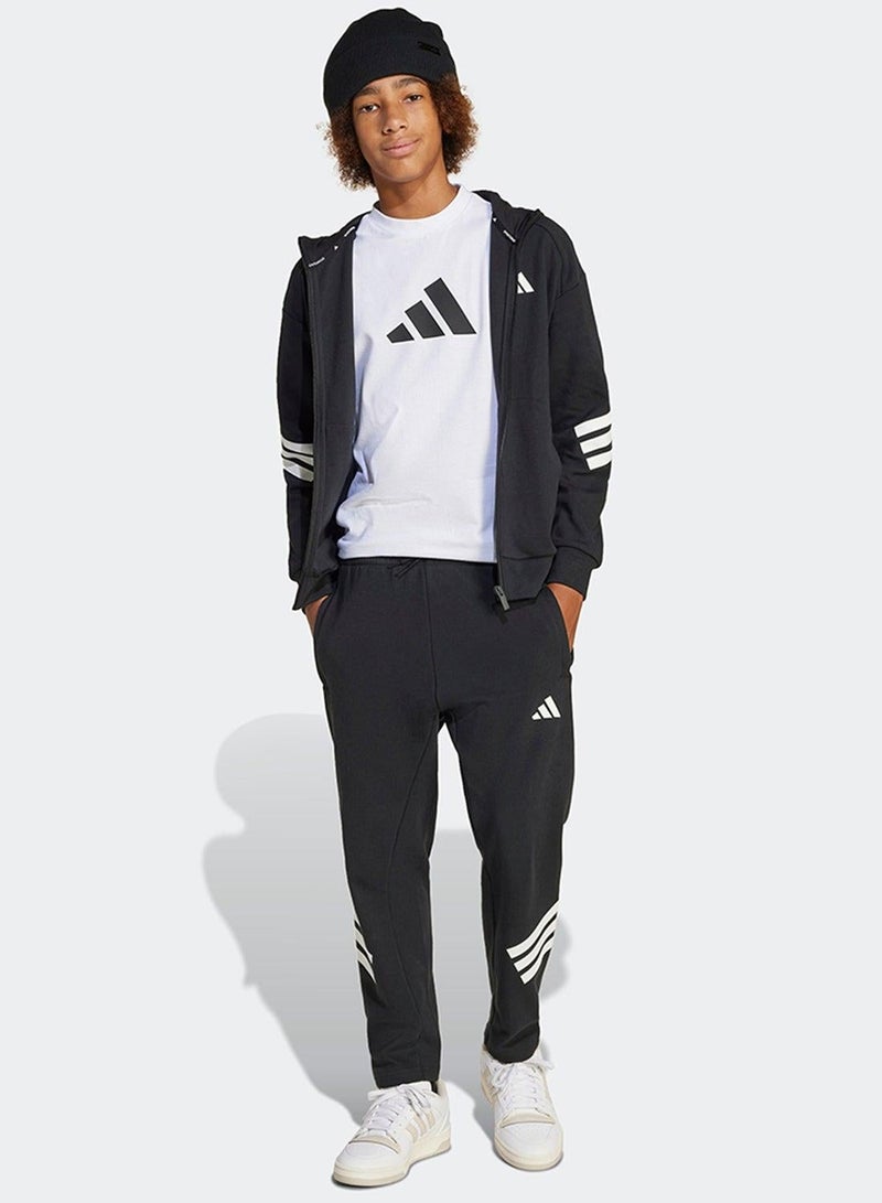 Adidas Future Icons 3 Stripes Full Zip Hooded Track Top - Image 5