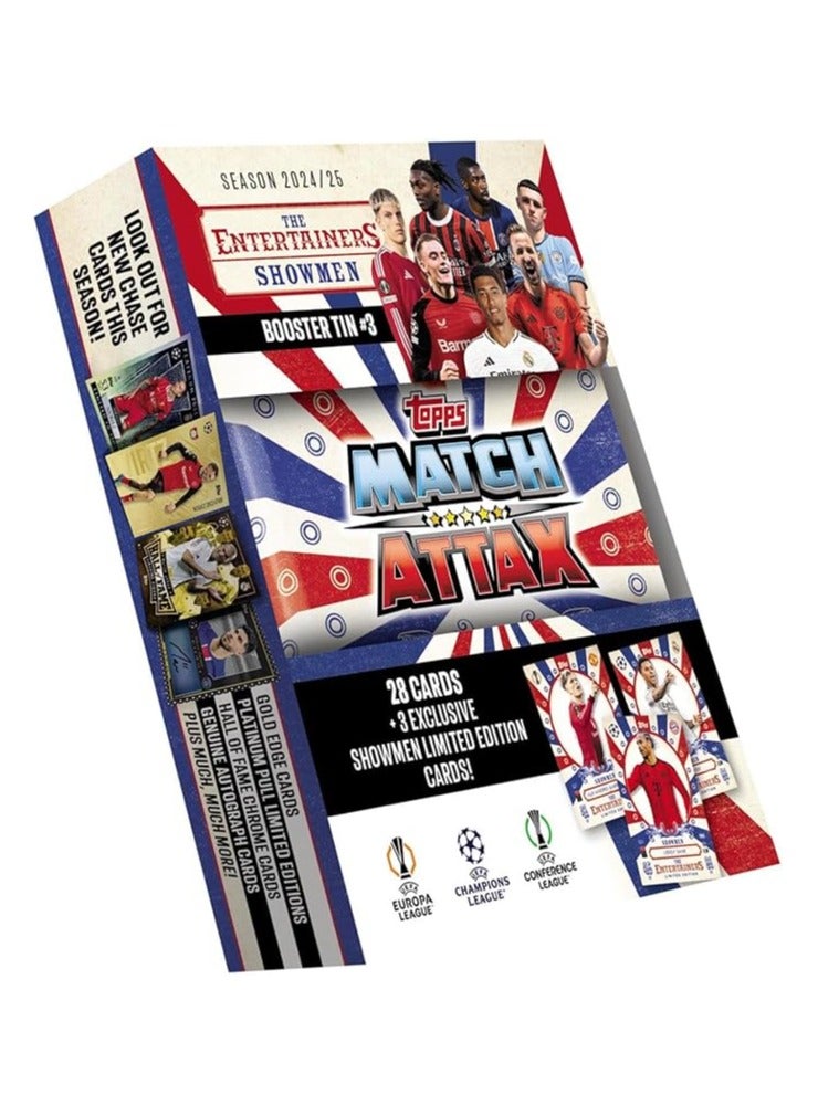 Topps Match Attax 24/25 Magicians Booster Tin – 28 Cards + 3 Magician LEs: Foden, Wirtz, Vini Jr - Image 2