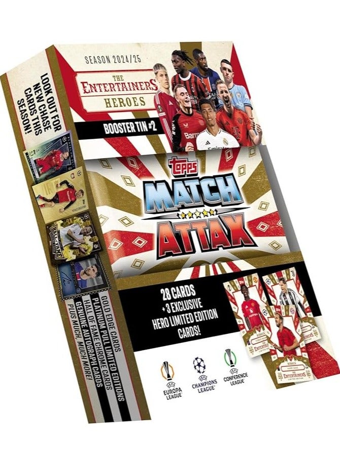 Topps Match Attax 24/25 Magicians Booster Tin – 28 Cards + 3 Magician LEs: Foden, Wirtz, Vini Jr - Image 4