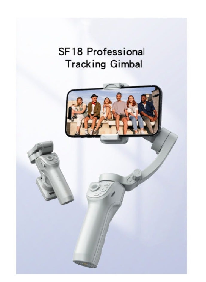 SF18 Phone Gimbal Stabilizer 360 Ai Auto Face Tracking Handheld Selfie Stick Tripod Tracking Gimbal  - Image 2
