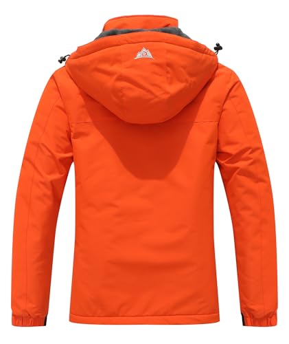 MOERDENG Women's Waterproof Ski Jacket Warm Winter Coat Outdoor Windbreaker Hiking Snowboarding Jacket - Image 3