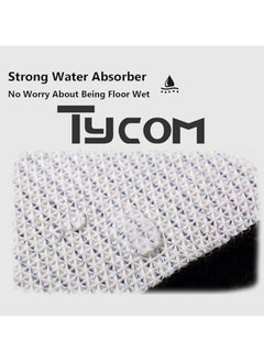 TYCOM Kitchen Rugs Kitchen Mat, Non-Slip Fluffy Soft Plush Microfiber Shower Carpet Rug, Machine Washable Quick Dry Ultra Kitchen Mats - 50 * 80+50 * 120cm  - Image 4