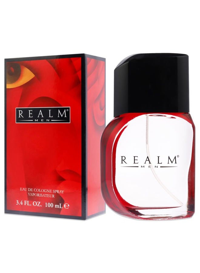 Erox Realm By Erox Corporation For Men. Eau De Cologne Spray 3.4 Oz, RED - Image 4