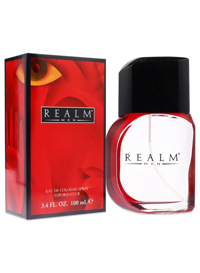 Erox Realm By Erox Corporation For Men. Eau De Cologne Spray 3.4 Oz, RED - Image 3