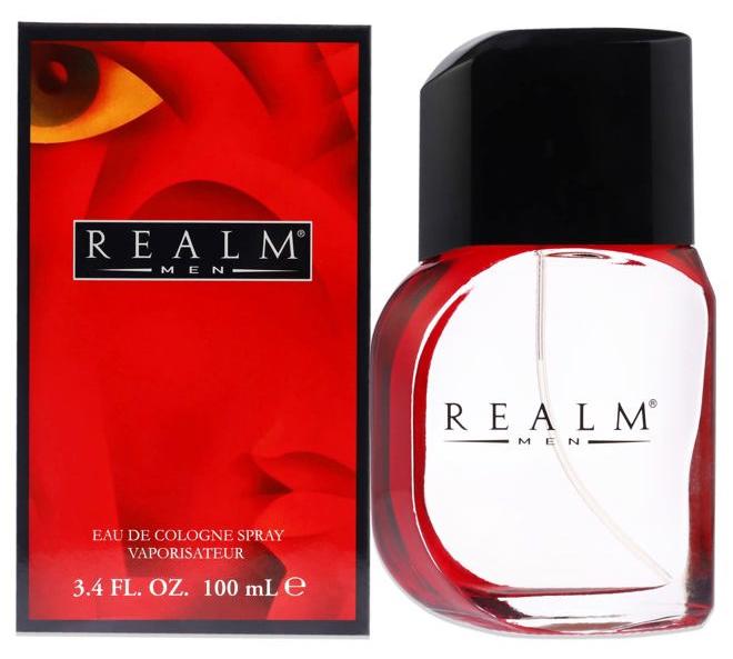 Erox Realm By Erox Corporation For Men. Eau De Cologne Spray 3.4 Oz, RED - Image 1