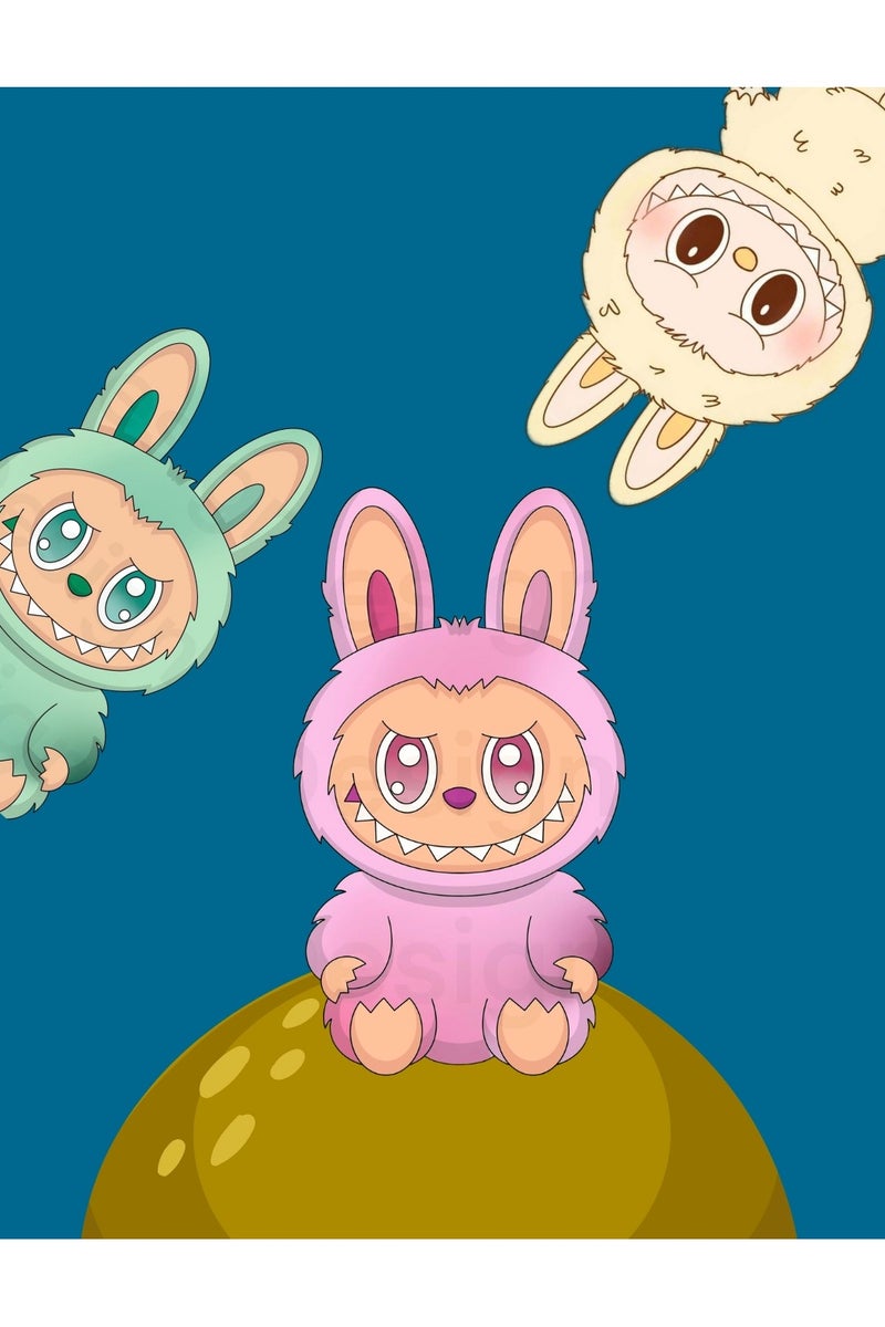 Labo Labo Lapopo Doll Keychain in Box – Cute Mini Doll Gift & Decoration - Image 4