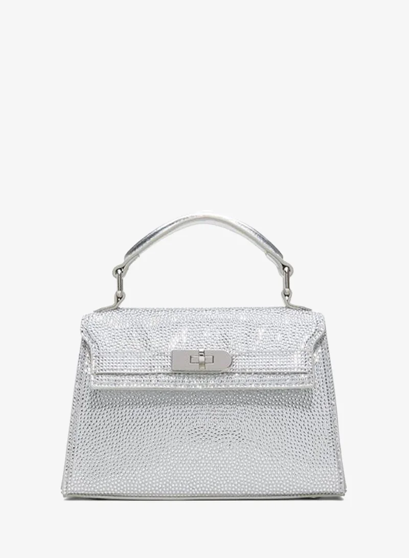 Call it Spring Josye Ladies Silver Top Handle Bag