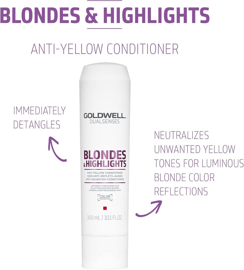 Goldwell Dualsenses Blondes And Highlights Conditioner For Unisex 101 Oz Conditioner - Image 1