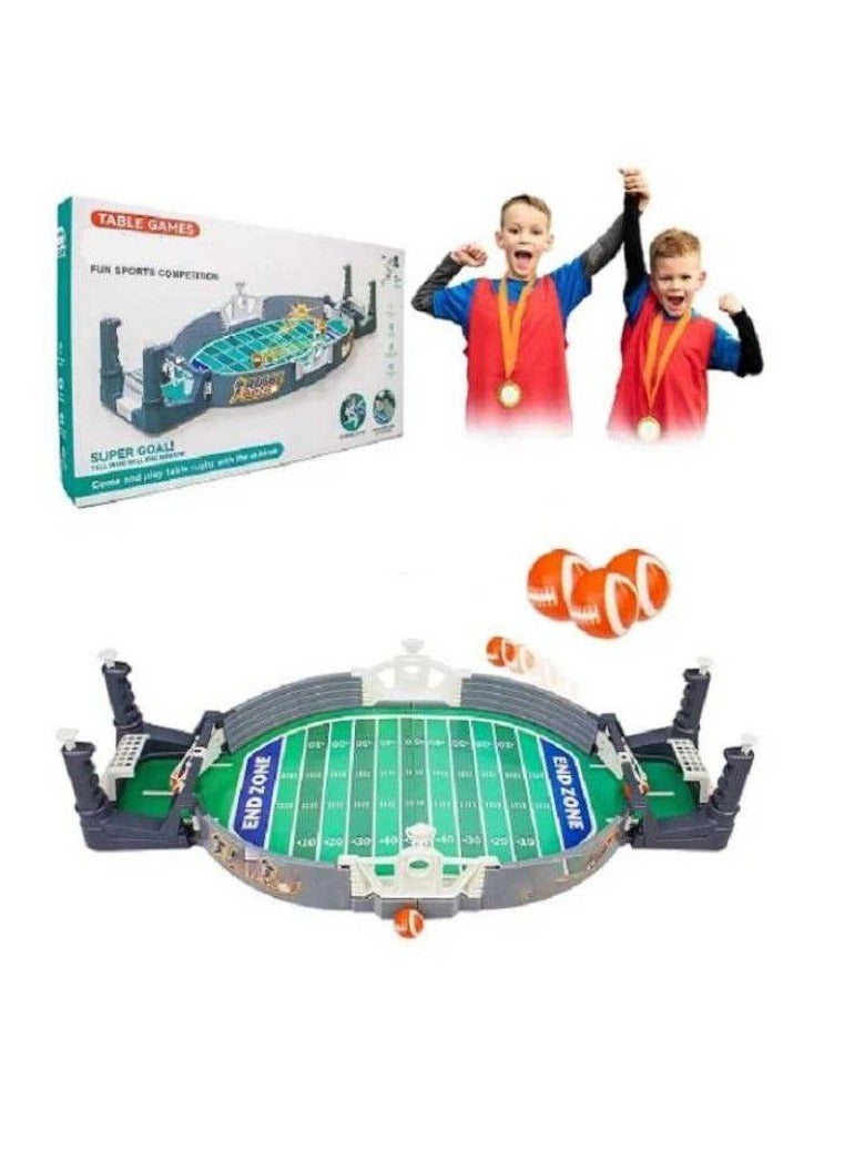Mini Football Games, Tabletop Football Game Set for Kids, Desktop Soccer Game with 3 Footballs, Family Sports Board Game, Exercise Children's Agility and Visual Skills - Image 4