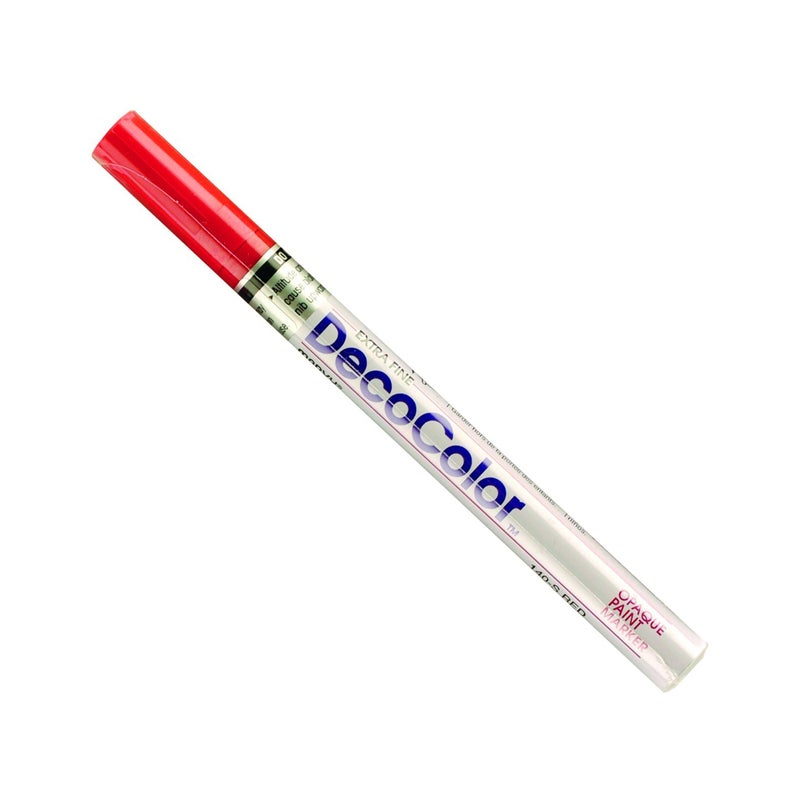 Uchida 140-C-2 Marvy Deco Color Extra Fine Paint Marker, Red - Image 3